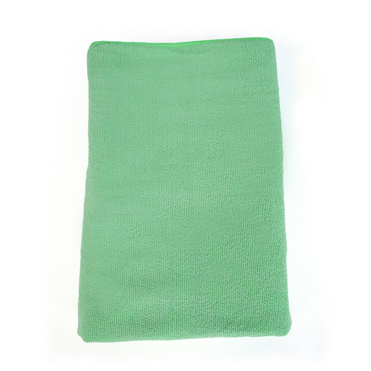 Korynza Quick-Dry Microfiber Bath Towel - Green Solid