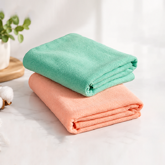 Hand Towel - Orange & Green